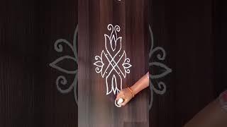 Simple rangoli border designs #rangoli #muggulu