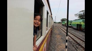 Train From Nakhon Pathom To Kanchanaburi, Thailand