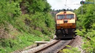 Awesome EMD & ALCO Action at Makali Ghats | Heavy Freight Trains