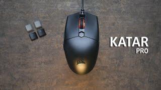 Corsair Katar Pro Wired, Dibawah 70gram doang!