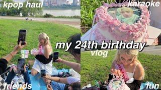 my 24th birthday in seoul  unboxing albums, karaoke, & fun!