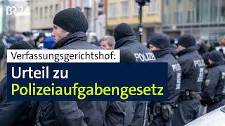 Verfassungsgerichtshof: Urteil zu Polizeiaufgabengesetz | BR24