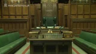 UK Parliament tour - House of Commons Chamber