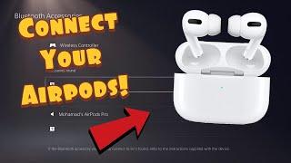 How To Connect Airpods To Your PS5! - (New Method!)