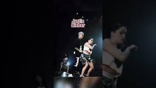 I think any Belieber would love to be in the dancer's place next to Justin Bieber