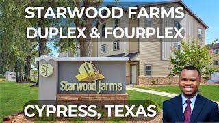 Starwood Farms Duplex and Fourplex | Cypress Texas | 3 Beds | 2.5 Baths Per Unit