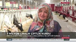 KADIN GİRİŞİMCİ 7 MİLYON LİRALIK ÇİFTLİK KURDU