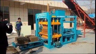 Fuda QT4-18 automatic pavement brick making machine/hollow block machine for sale