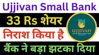 Ujjivan Small Finance Bank Latest News | Ujjivan Small Finance Bank Share News | Ujjivan Stock Crash