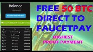 Free Bitcoin 50 per claim Highest Paying Faucet Paying Faucetpay NEW SITE 2025 #btc #faucetpay