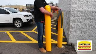 Bollard installation for Walmart stores