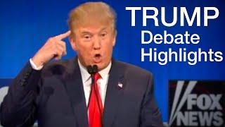 Donald Trump Republican Debate Highlights (Lowlights)