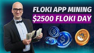 FLOKI INU MINING APP $2500 PER DAY USDT BEP20