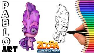 How to Draw Larry from Zooba | Learn to Draw  step by step