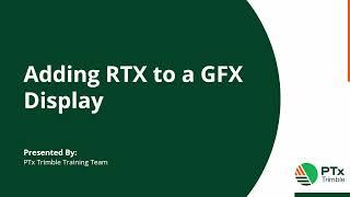 How to add RTX Corrections to a GFX Display