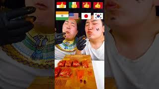 Fire Spicy Noodle Rice Paper sauce country Challenge | TikTok Funny Video | HUBA #shorts