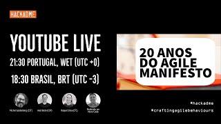 HACKADME: Live - 20 ANOS DO AGILE MANIFESTO