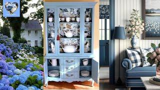 New VINTAGE ELEGANCE of BLUE & WHITE: Build & Establish Tranquil Abode Home Decor Shabby Chic Style