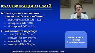 Основні симптоми та синдроми при анеміях