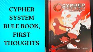 Cypher System Page turn and thoughts