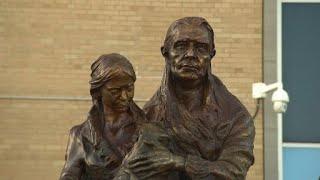 Here & Now, Fri. Oct 11, 2024 l Statue honoring Beothuk standing tall outside Confederation Building