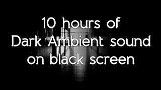  Dark Ambient sound on high quality white noise ASMR relax sleep study black screen dark screen