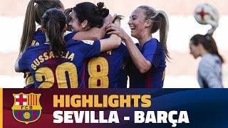 [HIGHLIGHTS] FUTBOL FEM (Liga): Sevilla - FC Barcelona (0-2)