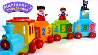 Learn to Count with Number Train - Toy Learning Video for Kids!