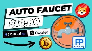 NEW AUTO FAUCET $10,00 HIGH PAYING FAUCETPAY #faucet #autofaucet #highpayingfaucet