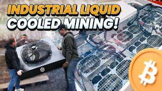 Industrial Liquid Cooled Bitcoin Mining Install & Review - BiXBiT