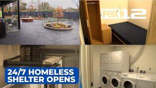 City of Beaverton opens first 24/7 homeless shelter