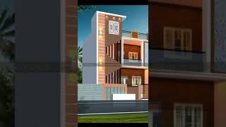 G+1 house elevation by Ar.Tushar Waykos. #shorts