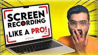 How to Make Professional Screen Recording Videos for YouTube | Record Your Screen Like a Pro!