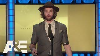 T.J. Miller's (Fake) Acceptance Speech | 2016 Critics' Choice Awards | A&E
