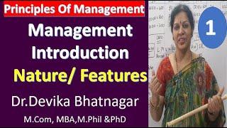 1. Principles of Management Subject - Introduction