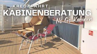 Mein Schiff Relax und AIDA: Spannerkabinen und andere Katastrophen (Kabinenberatung)