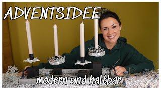 DIY - ADVENTSKRANZ / MODERN und HALTBAR