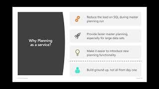 Dynamics 365 Supply Chain Management - Planning Optimization Service Tech Talk