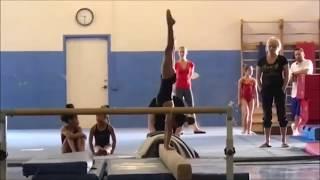 Ashlyn the gymnast-Just Like Fire (age 8)