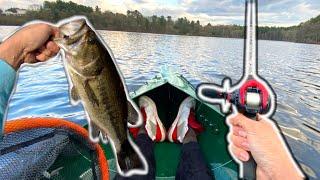 FOLDABLE Kayak Fishing! NONSTOP Action