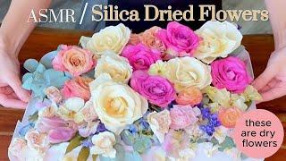 Pulling Dried Flowers Out of Silica | How to Dry Flowers & Keep Color ASMR No Talking Flower Crafts