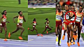 Faith Kipyegon Reacts after She got back her Silver in 5000m after DQ | 2024 Paris Olympics