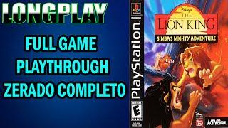 Longplay The Lion King: Simba's Mighty Adventure [PS1] Full Game Playthrough (Hard) Zerado Completo