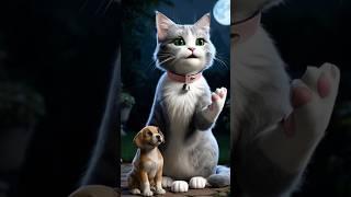 Jack and Kitty Save Doggy Life #cat #kitten #kitty #jack #catlovers #cute #cutecat  #catstory