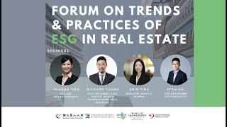 【房地產中的 ESG 實踐趨勢論壇 #3】ESG 的實踐與案例探討 by Stan Ho