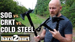 Testing Tomahawks Against Humanity's Greatest Threat: SOG vs. CRKT vs. Cold Steel Tomahawks