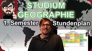 1. Semester Stundenplan Studium #Geographie erklärt | Tipps für den Start in das Geographiestudium