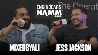 Building a studio in an Apartment and Working with Kanye. Jess Jackson & MixedByAli - NAMM 2023