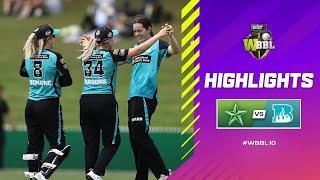 Hamilton Stuns Stars In Heat's Big Win | Melbourne Stars v Brisbane Heat | #WBBL10