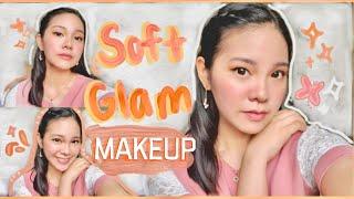 Soft Glam Makeup Look: Golden Peach  | Cruelty Free ft. YesStyle & Ellana Minerals | Easy Tutorial